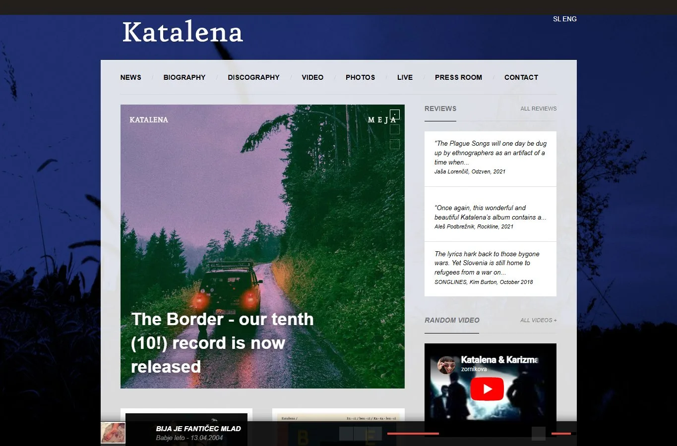 Screenshot spletne strani katalena.net